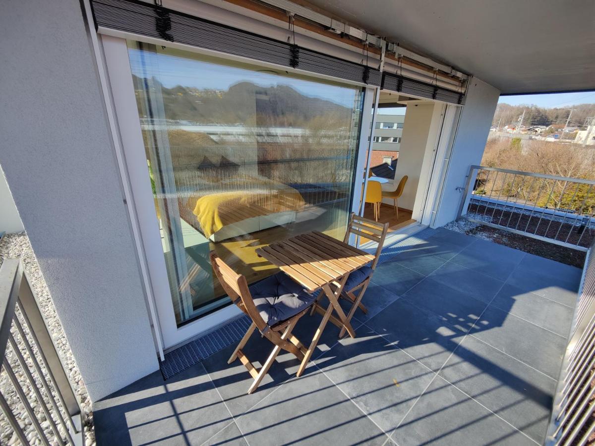 Penthouse Flat Carolina In Salzburg Stadt Salzburgo Exterior foto